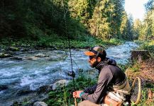  Situación de Pesca con Mosca de Trucha marmorata– Foto por Ramon Carlos Herrero en Fly dreamers