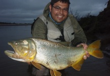 Pescando bajo la lluvia