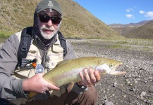 Fly-fishing Pic of Rainbow trout shared by Hugo Spano – Fly dreamers 