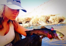  Imagen de Pesca con Mosca de Trucha arcoiris compartida por Jessica Strickland – Fly dreamers
