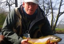 Fly-fishing Pic of Brownie shared by Geoff Johnston – Fly dreamers 