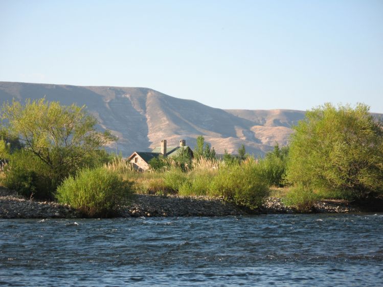 Our ranch on the Rio Chimehuin.