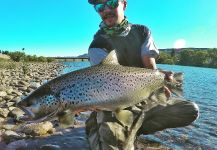 Karim Jodor 's Fly-fishing Catch of a Brown trout – Fly dreamers 