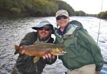 Edie Lewis 's Fly-fishing Catch of a von Behr trout – Fly dreamers 