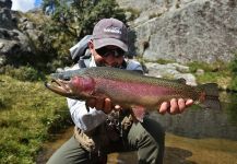 DIEGO COLUSSI 's Fly-fishing Image of a Rainbow trout – Fly dreamers 