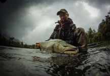 Chucao Fishing Lodges 's Fly-fishing Catch of a Salmo trutta – Fly dreamers 