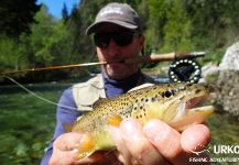 Fly-fishing Photo of European brown trout shared by Uros Kristan – Fly dreamers 