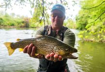 Stephane Geraud 's Fly-fishing Picture of a English trout – Fly dreamers 