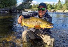 Alexander Lexén 's Fly-fishing Catch of a European brown trout – Fly dreamers 