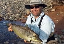 Gonzalo Theill 's Fly-fishing Picture of a Brownie – Fly dreamers 
