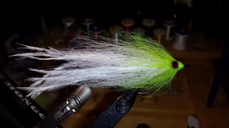 This exact fly got jumped by 40+lb Tarpon on Thursday..surprised me..2nd insane jump he blew up my 25lb flouro leader...suffice to say i will be tying more!