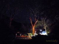 Hermosa noche de campamento en Caleufu.