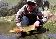 Andy  Sutherland  's Fly-fishing Picture of a Brownie | Fly dreamers 