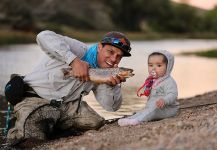  Fotografía de Pesca con Mosca de Trucha marrón compartida por GWM Pala | Fly dreamers