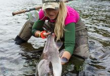 Fly-fishing Picture of Atlantic salmon shared by Resiastua Lodge | Fly dreamers