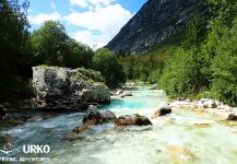 Soča "emerald river"  ... Fly fishing in Slovenia