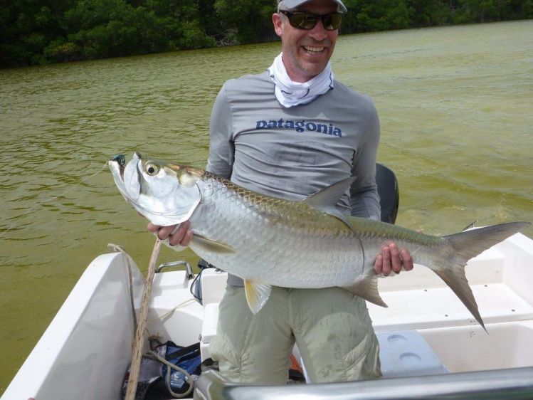 Tarpon! not my first, not my last!  www.holywaters.ca