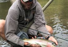Ben Stahlschmidt 's Fly-fishing Catch of a Rainbow trout | Fly dreamers 