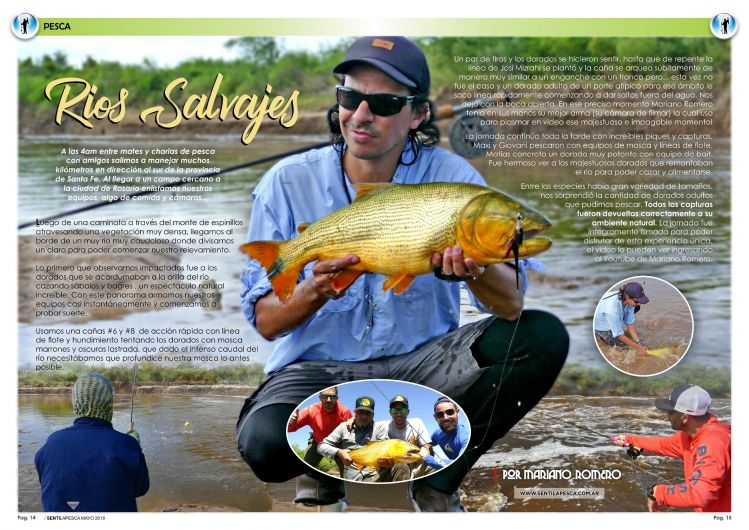 Dorados en Aguas Salvajes... una pesca super potente 