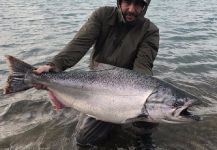 Tres Amigos Outfitters SA 's Fly-fishing Pic of a King Salmon | Fly dreamers 