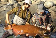 Fly-fishing Picture of Columbia River salmon shared by Tres Amigos Outfitters SA | Fly dreamers