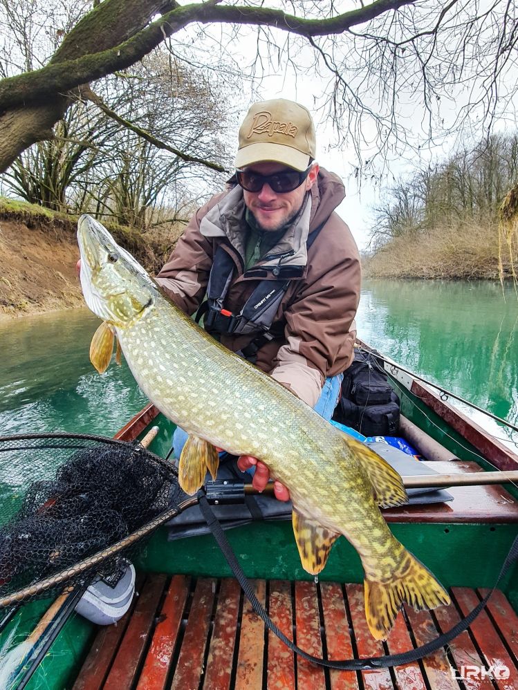 What a day for a big pike yesterday at the river Ljubljanica
