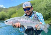 Matapiojo  Lodge 's Fly-fishing Pic of a Rainbow trout | Fly dreamers 