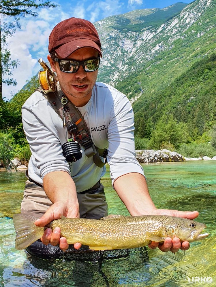 It rarely happens that you have a second chance on a marble trout in one day, but that is the exact thing that happened to Tim