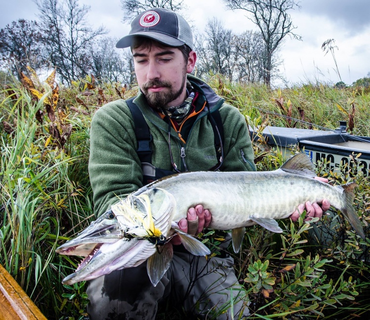 Tom Hazelton is one of our most esteemed former SA brethren. Despite years of trying, he'd never caught a muskie. Until now. Photo: Jason Tucker