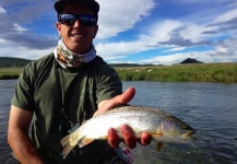 Ian Karcher 's Fly-fishing Picture of a Rainbow trout | Fly dreamers 