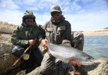 Reggie White 's Fly-fishing Pic of a Rainbow trout | Fly dreamers 