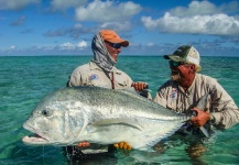 Keith Rose-Innes 's Fly-fishing Photo of a Giant Trevally | Fly dreamers 