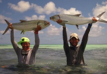 Keith Rose-Innes 's Fly-fishing Image of a Milkfish | Fly dreamers 