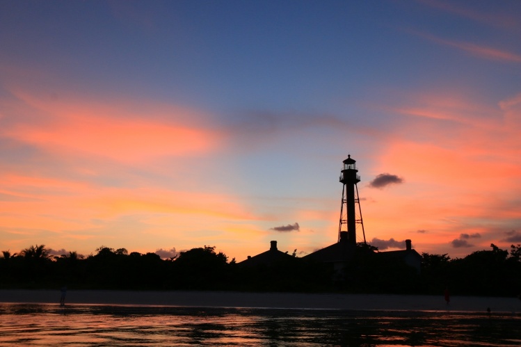 Sanibel Lighthouse after great day on the water