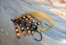 Fly-tying for Atlantic salmon - Picture by Len Handler 