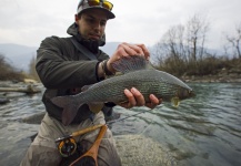 Marco Vigano 's Fly-fishing Photo of a Grayling | Fly dreamers 