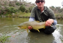 Andy  Sutherland  's Fly-fishing Pic of a Brown trout | Fly dreamers 