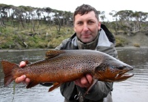 Rafal Slowikowski 's Fly-fishing Catch of a Brown trout | Fly dreamers 