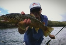 Troy Bccs 's Fly-fishing Catch of a Brown trout | Fly dreamers 
