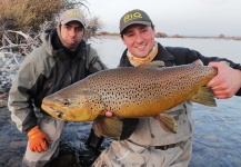 Fly-fishing Photo of Brown trout shared by Gaston Ambrosino – Fly dreamers 