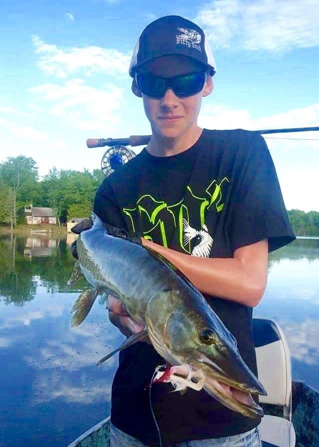 My second ever musky on the fly! No giant, but still a lot of fun!
