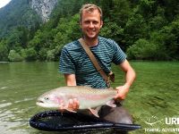 Fly fishing in Slovenia with Urko Fishing Adventures - Sava Bohinjka