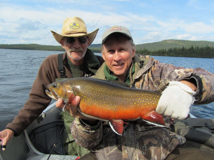 Excellent Brook Trout fishing at Igloo Lake  Labrador