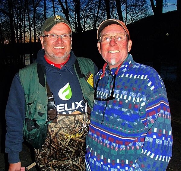 Robby and I 2017, we fished together for the past 30+ years. We finally met up on the water. It was a good day of fishing but it was even better running into my old time friends.
