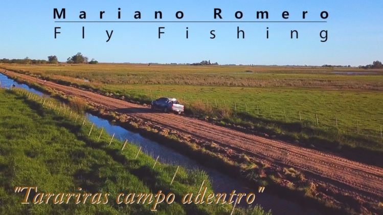 Tarariras campo adentro, nuevo video de pesca con mosca, imagen aérea: Juanjo Bueno