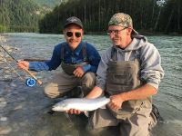 Nick gets a beauty Bull Trout on the Upper Pitt!