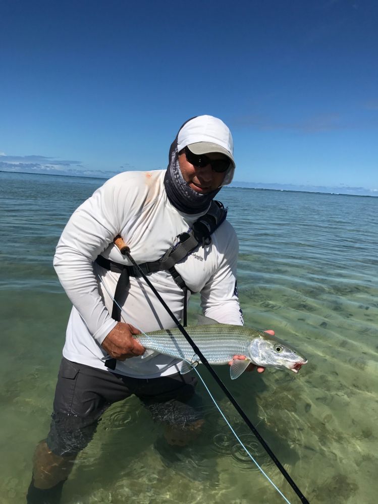 This was the second bonefish landed today.