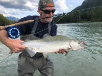 Awesome Pink salmon fly fishing near Vancouver BC