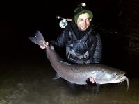Magnificent Hucho Salmon landed with a fly rod - top FF goal in EU!
