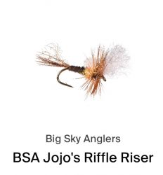 Big Sky Anglers Riffle Fly